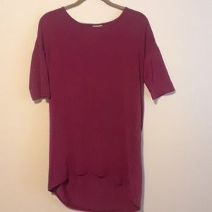 LuLaRoe Burgundy Irma XS